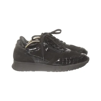 Sneakers (Zwart) van Frövi Leer, Suède