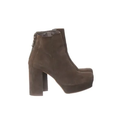 Bottes à talons (Marron) de Poelman