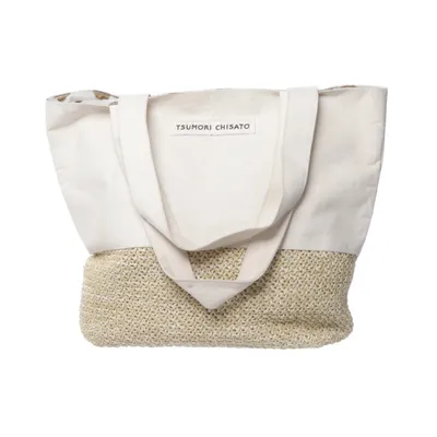 Canvas bag (Beige, Yellow) from Tsumori Chisato
