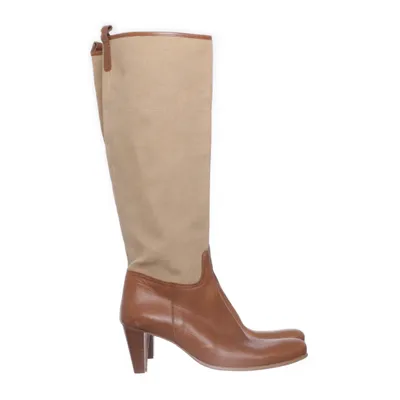 Laarzen (Bruin, Beige) van Don Donna Leer