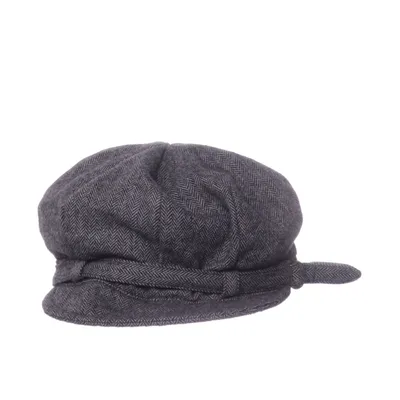 Newsboy cap (Svart, Grå)