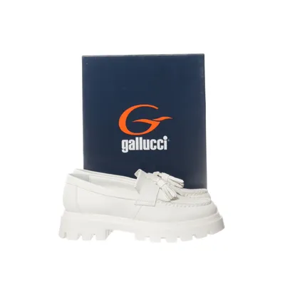 Loafers (White) from Gallucci