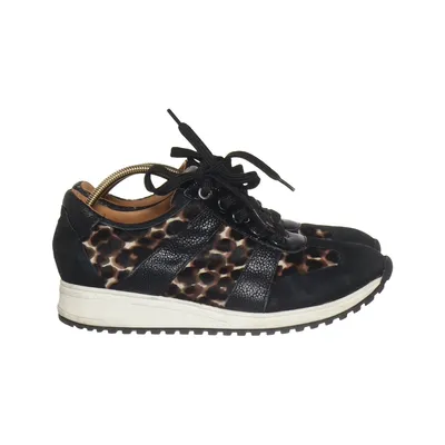 Sneakers (Black, Brown, Multicolored) from Longchamp Leather, Suede