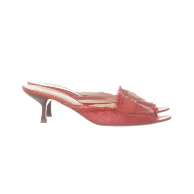 Mules (Red) from René Lezard Leather