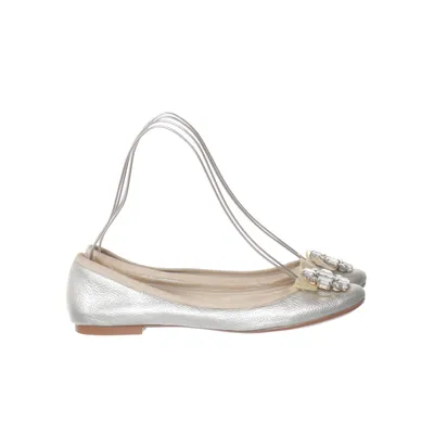 Ballet flats (Silver) from Zara Woman Collection