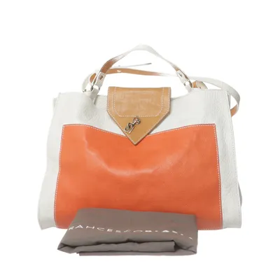 Shoulder-bag (White, Orange) from Francesco Biasia