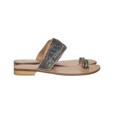 Mules (Beige, Multicolore) de Moda Cuir