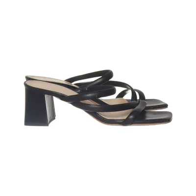 Mules (Noir) de Notabene Cuir