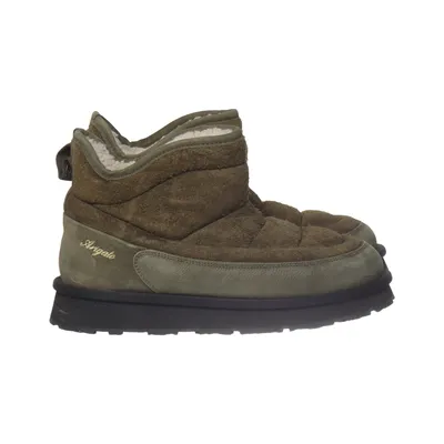 Curling Stiefel (Grün) von Axel Arigato Leder, Wolle