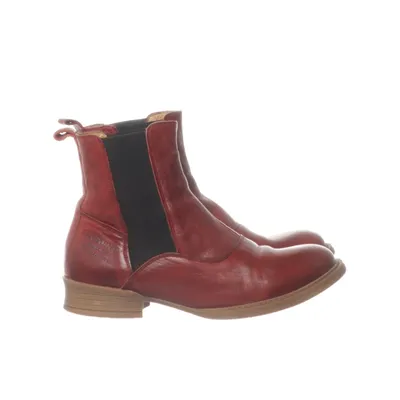 Chelsea boots (Rood) van Ten Points Leer