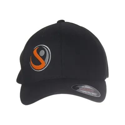 Baseball cap (Black) from Yupoong Cotton, Elastane, Polyester