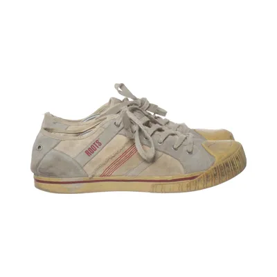 Canvas sko (Grå, Beige, Rød) fra Roots