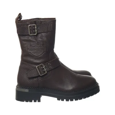Enkellaarzen (Bruin) van Harley Davidson Leer