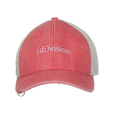 Trucker cap (Pink, Gray) from Division