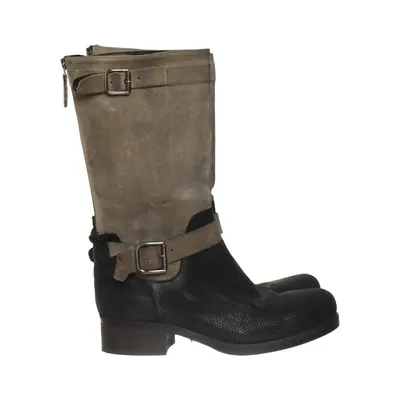 Stiefel (Schwarz, Grau) von 100 One Hundred Leder