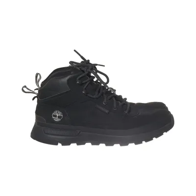 Laced boots (Black) from Timberland Leather