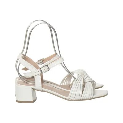 High heel sandals (White) from Tamaris Leather