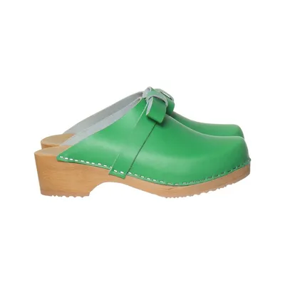 Clogs (Green) from Mimou Leather