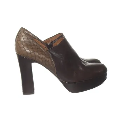 Heeled boots (Brown) from Wonders Leather