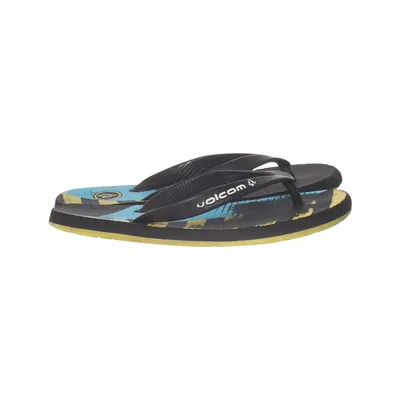Tongs (Noir, Bleu, Jaune) de Volcom Polyuréthane