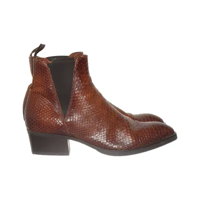 Chelsea Boots (Braun) von Helen Billkrantz Leder