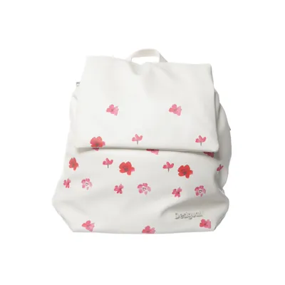Rugzak (Wit, Roze) van Desigual Polyester, Polyurethaan