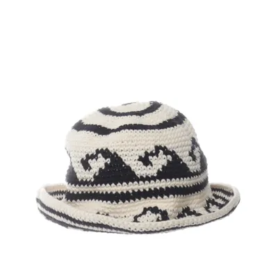 Bucket hat (Black, White) from Zara Cotton