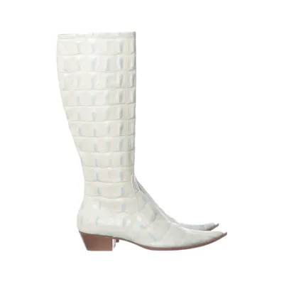 Cowboy boots (Blue, White) from Dyva
