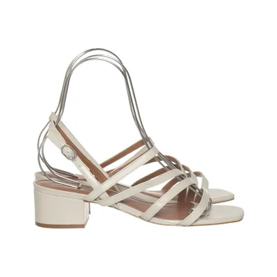 Sandales à talons hauts (Beige) de Minelli Cuir