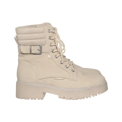 Laced boots (Beige) from Bench Leather