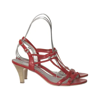 Sandaletten (Rood) van Gino Ventori Leer