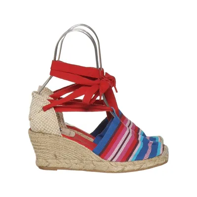 Chaussure compensées (Rouge, Bleu, Multicolore) de Kanna Cuir