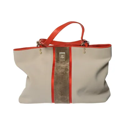 Håndtaske (Beige, Orange, Flerfarvet) fra Fay