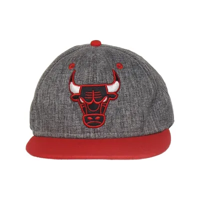 Baseball cap (Gray, Red) from Chicago Bulls Cotton
