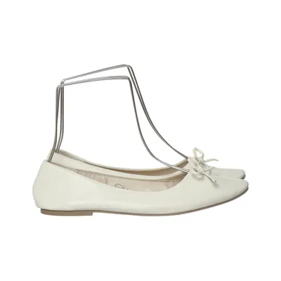 Ballet flats (White) from Clou Leather