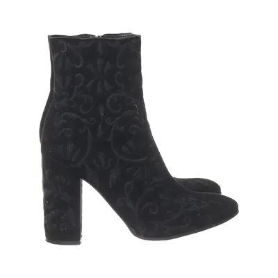 Bottes à talons (Noir) de A Pair Cuir