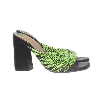 Mules (Noir, Jaune) de Sergio Todzi Cuir