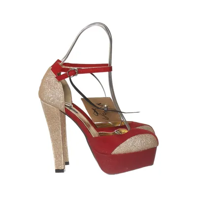 High heels (Red, Gold) from Sergio Todzi