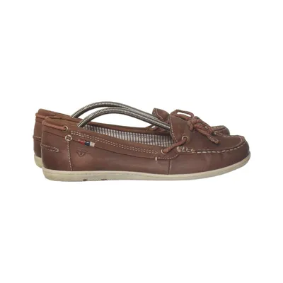 Boat shoes (Brown) from Tamaris Active Leather