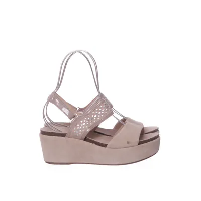 Wedges (Beige) from Geox Respira Suede