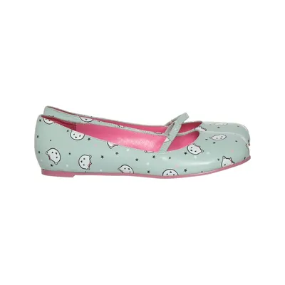 Ballerinaskor (Grön, Flerfärgad) från Irregular Choice Skinn