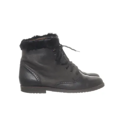 Laced boots (Black) from Pomarfin Leather