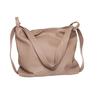 Håndtaske (Beige) fra Borse in Pelle Læder