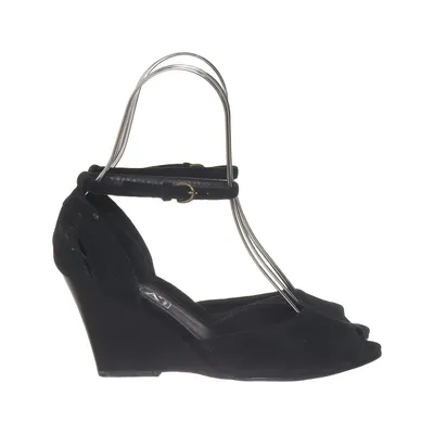 Wedges (Black) from Donna Girl Leather