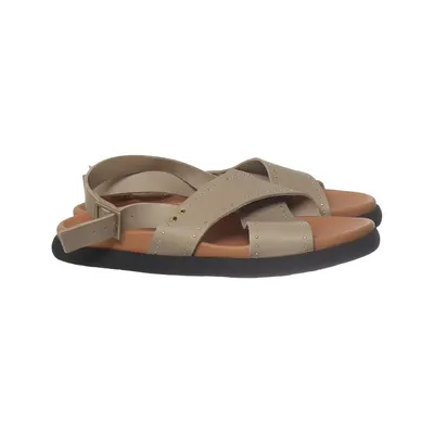 Sandalen (Beige) van Mos Mosh Leer