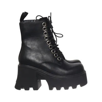 Bottes à lacets (Noir) de Lamoda