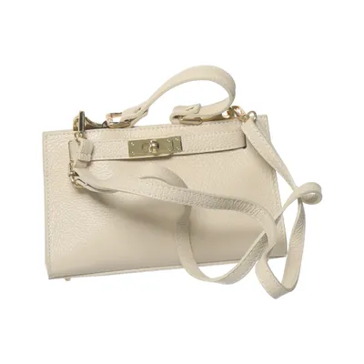 Schoudertas (Beige) van Borse in Pelle