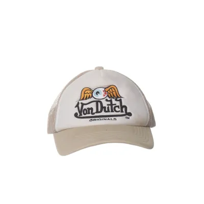 Truckerkeps (Beige, Vit) från Von Dutch Polyester