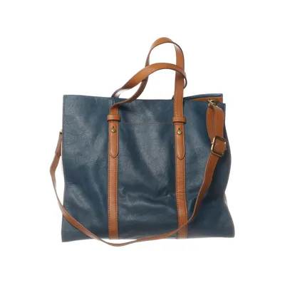 Shoulder-bag (Petrol green, White, Brown) from Fossil Leather