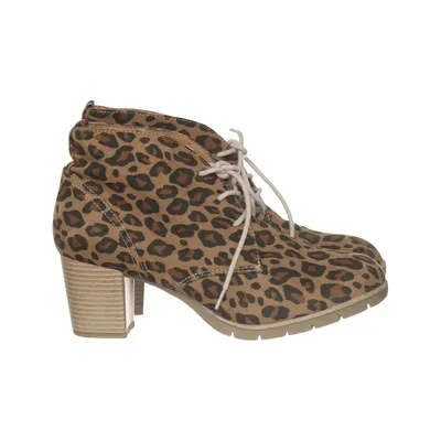 Heeled boots (Brown, Multicolored) from Marco Tozzi Leather